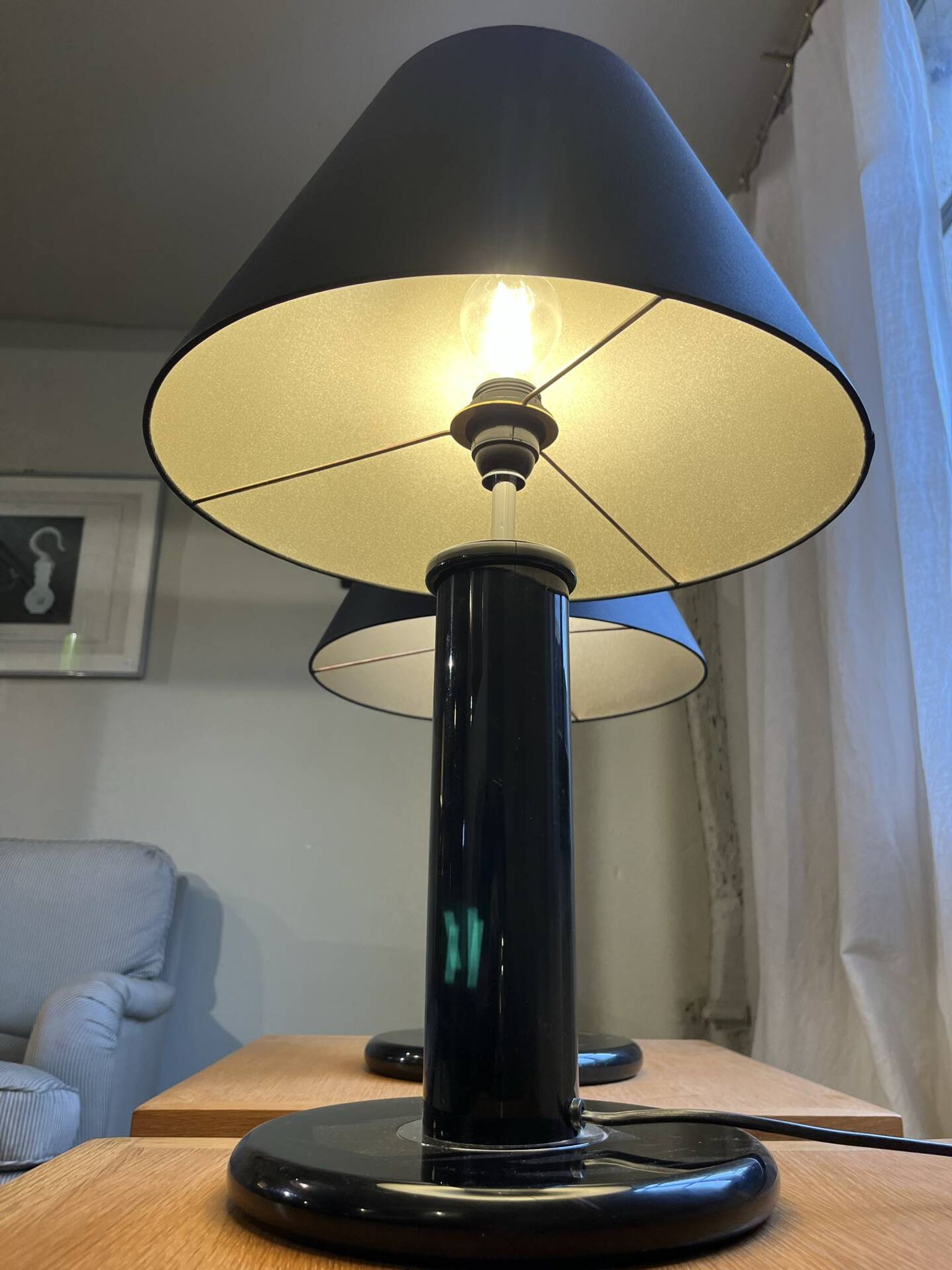 Pair of lamps 1980