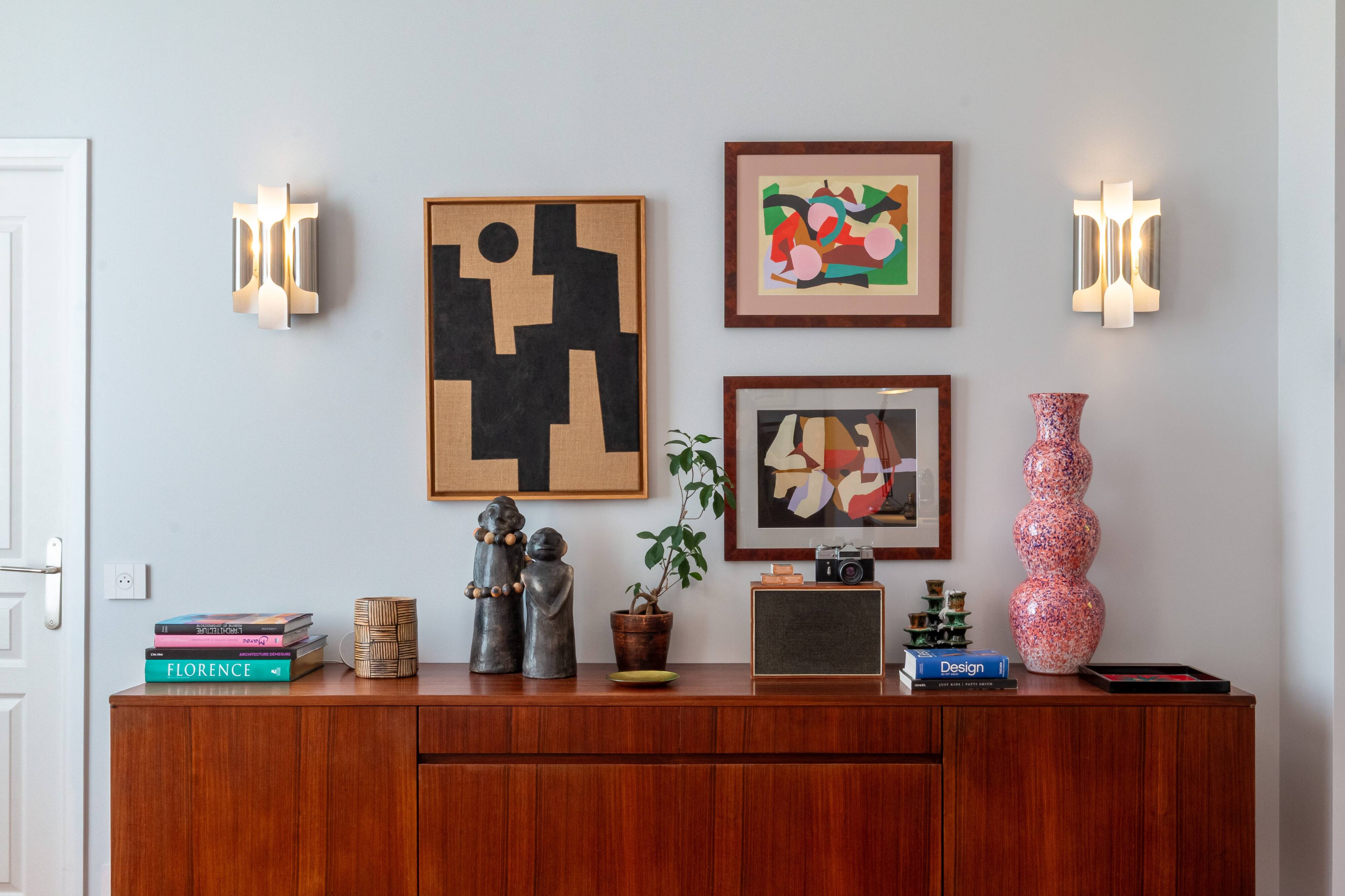 Vintage enfilade Paul Geoffroy 1960 – rosewood – 240 cm – very good condition