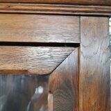 Library, wooden showcase