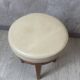 Tabouret tournant en cuir