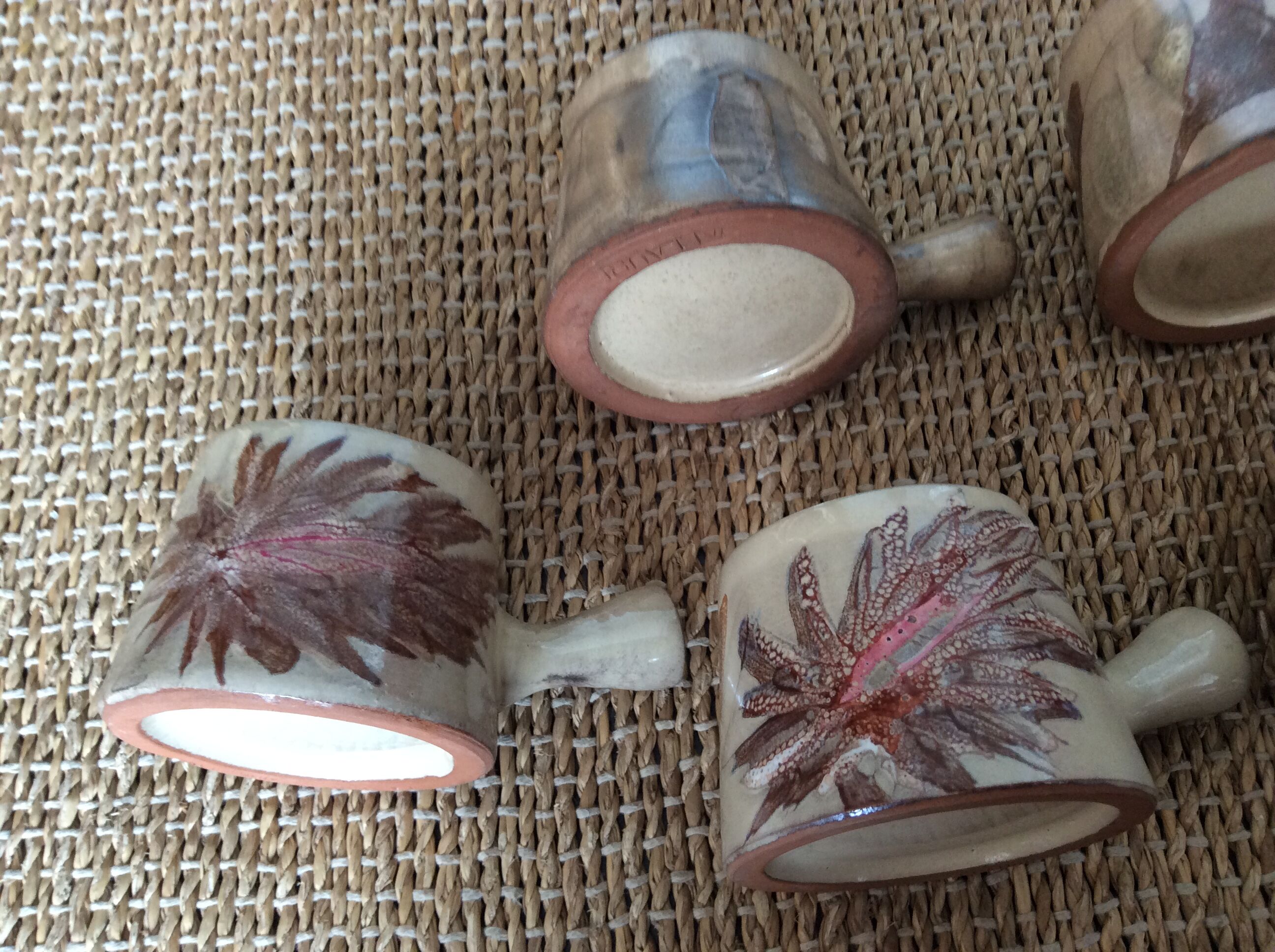 7 Vallauris coffee cups