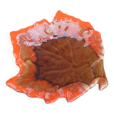 Vintage 1950 Vallauris flamed ceramic ashtray