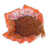 Vintage 1950 Vallauris flamed ceramic ashtray