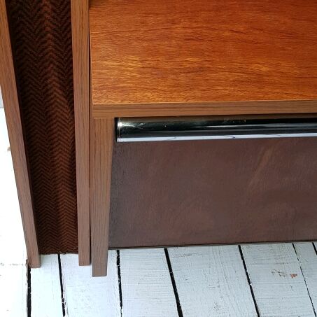 Dresser round mirror 70's