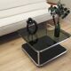Table basse trolley, design italien, années 1980, production : Italie