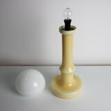 Lampe de table tout en verre du milieu du siècle conçue par Ivan Jakeš, années 1970.