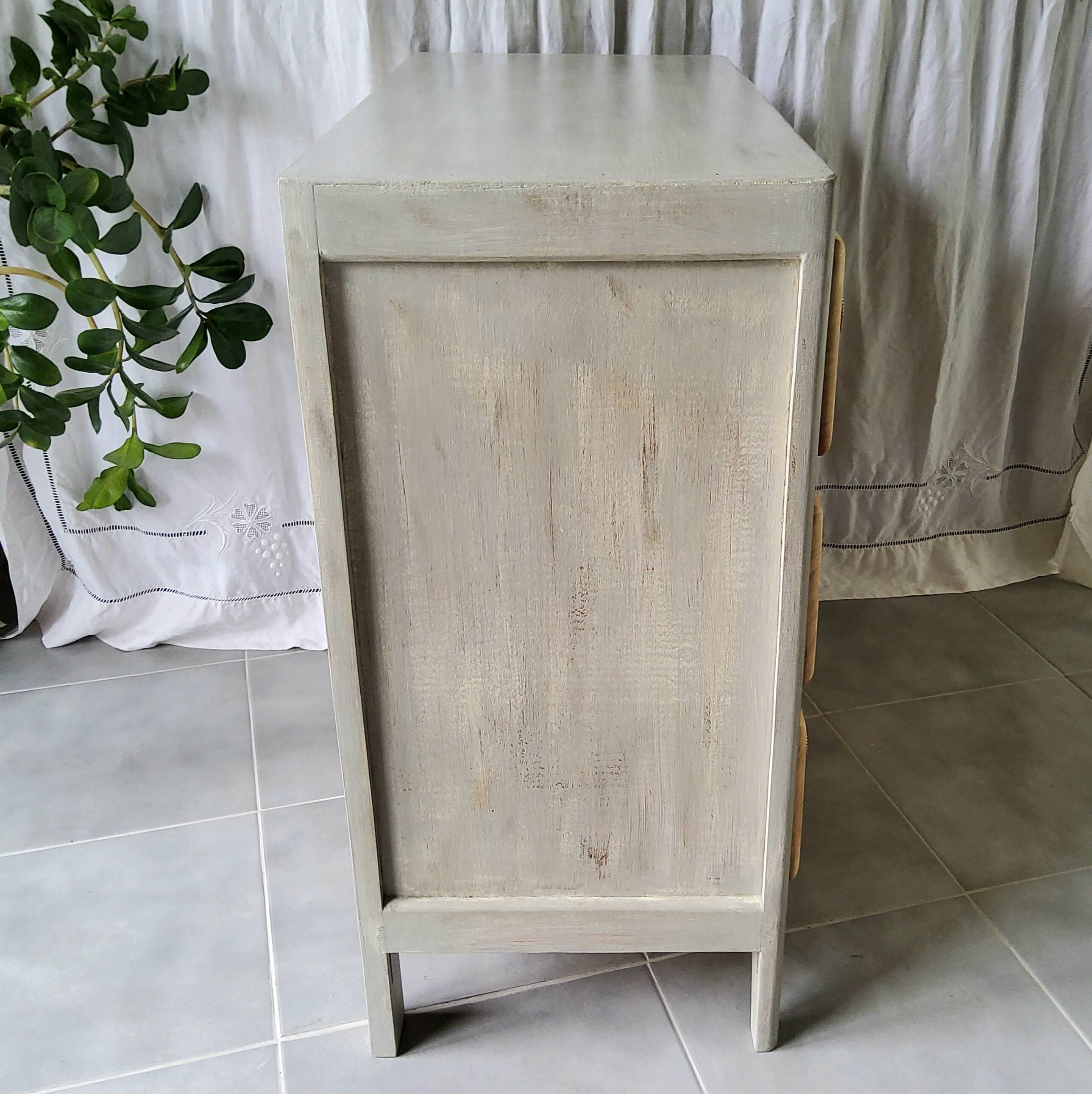 Commode en bois peint, 1950