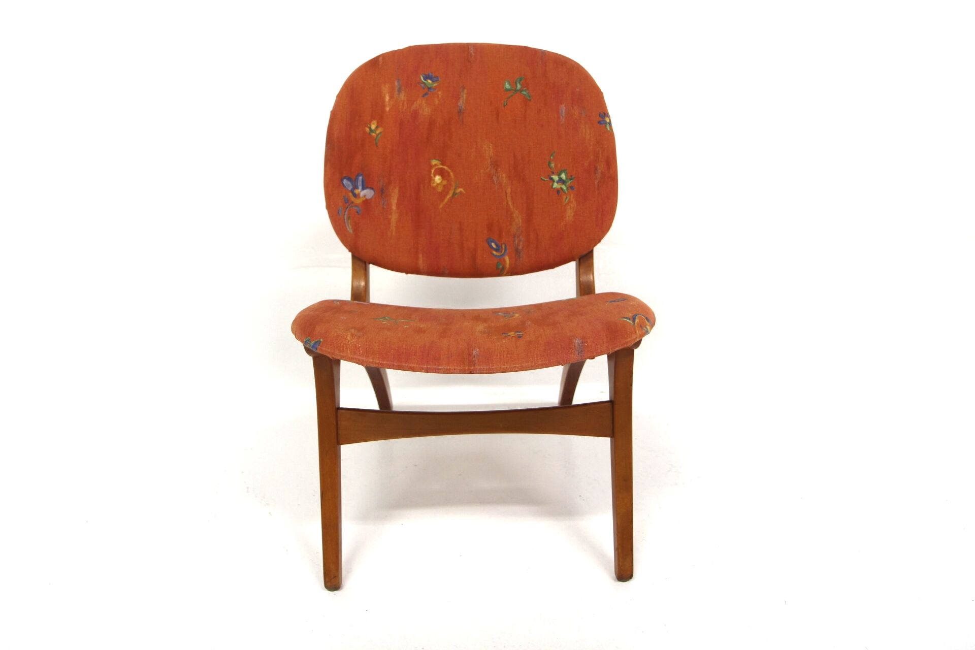 Fauteuil scandinave en hêtre, "Jylland" JIO Möbler, Suède, 1950