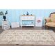 Vintage Turkish Hand-Knotted Wool Cotton Beige Area Rug 169x304