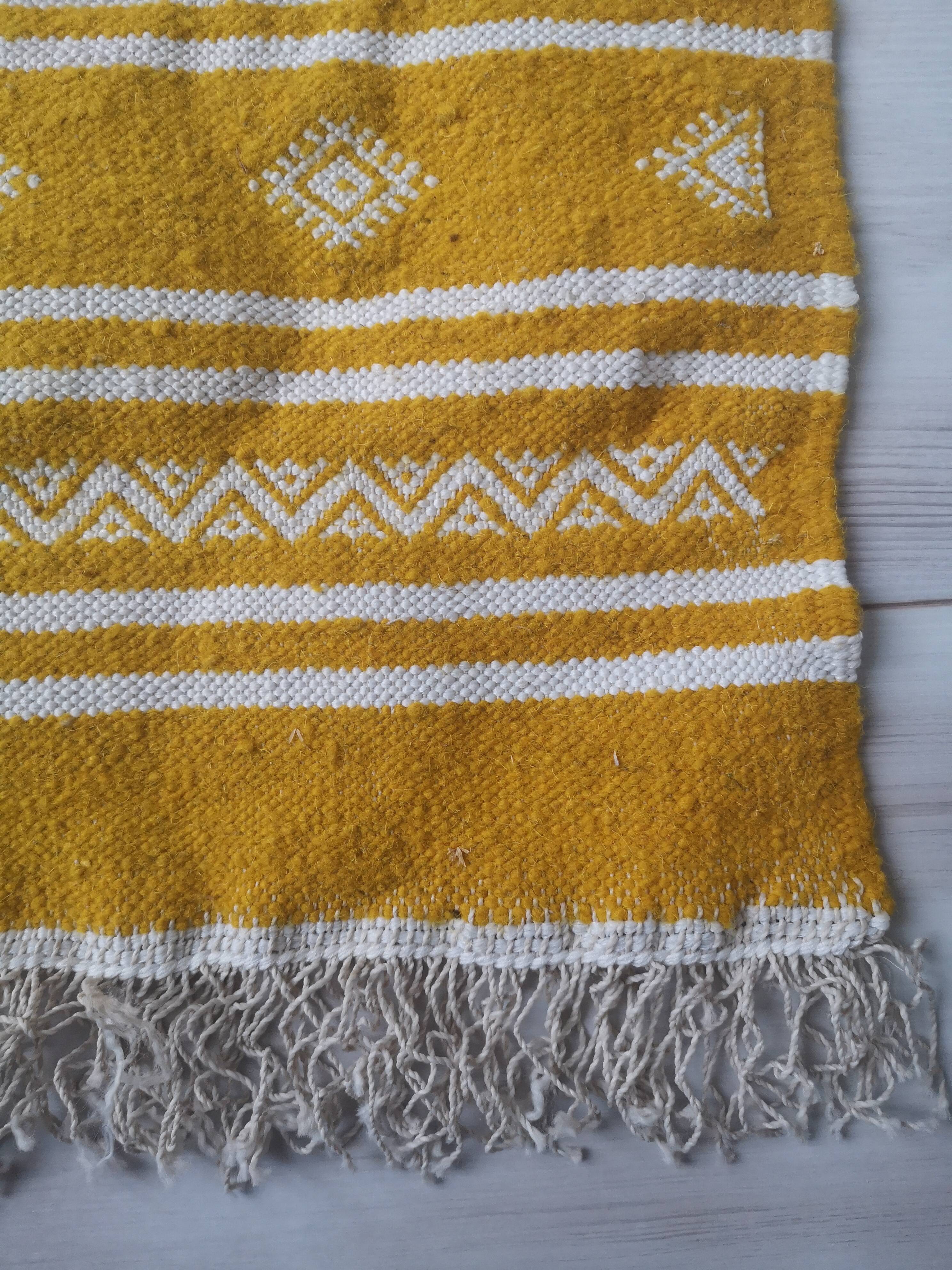 Kilim carpet in handmade wool