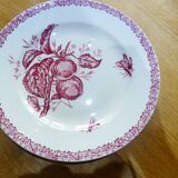 1 plate dessert in terre de fer from choisy le roi