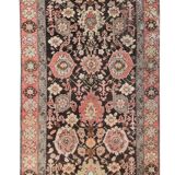 Antique 19th Century Karabagh Runner Rug: 4.80 X 1.30 Meters - Handmade