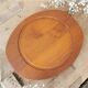 Vintage Cheese Dome, wooden platter 1960