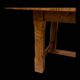 Wood and stone coffee table