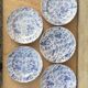 Table service - "Tapestry" - Johnston & Old man - burgundy ceramics