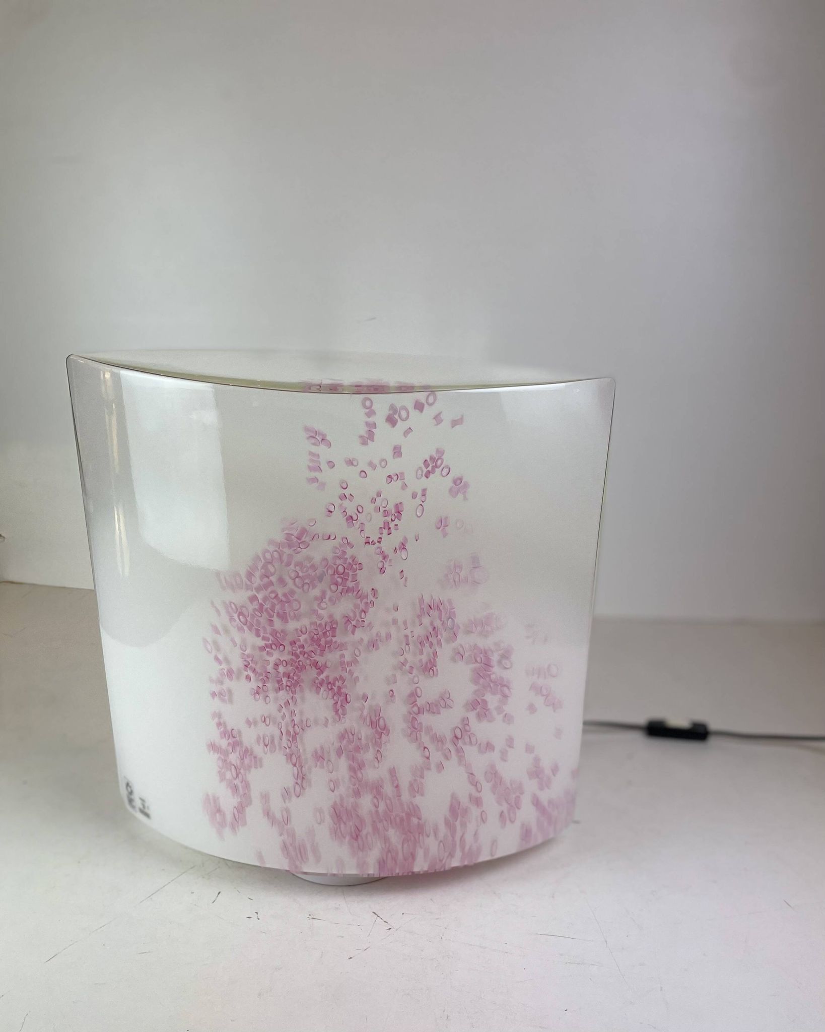 Idra, grande lampe de table par R. Toso pour Leucos, années 1980