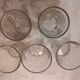 Set of 5 glasses of bubble bistros blown mouth