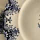 Flat ironstone plates "Rouen" Jules Vieillard Bordeaux