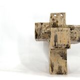 Vase en céramique brutaliste, années 1960