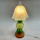 Lampe de table italienne en verre de murano faite à la main