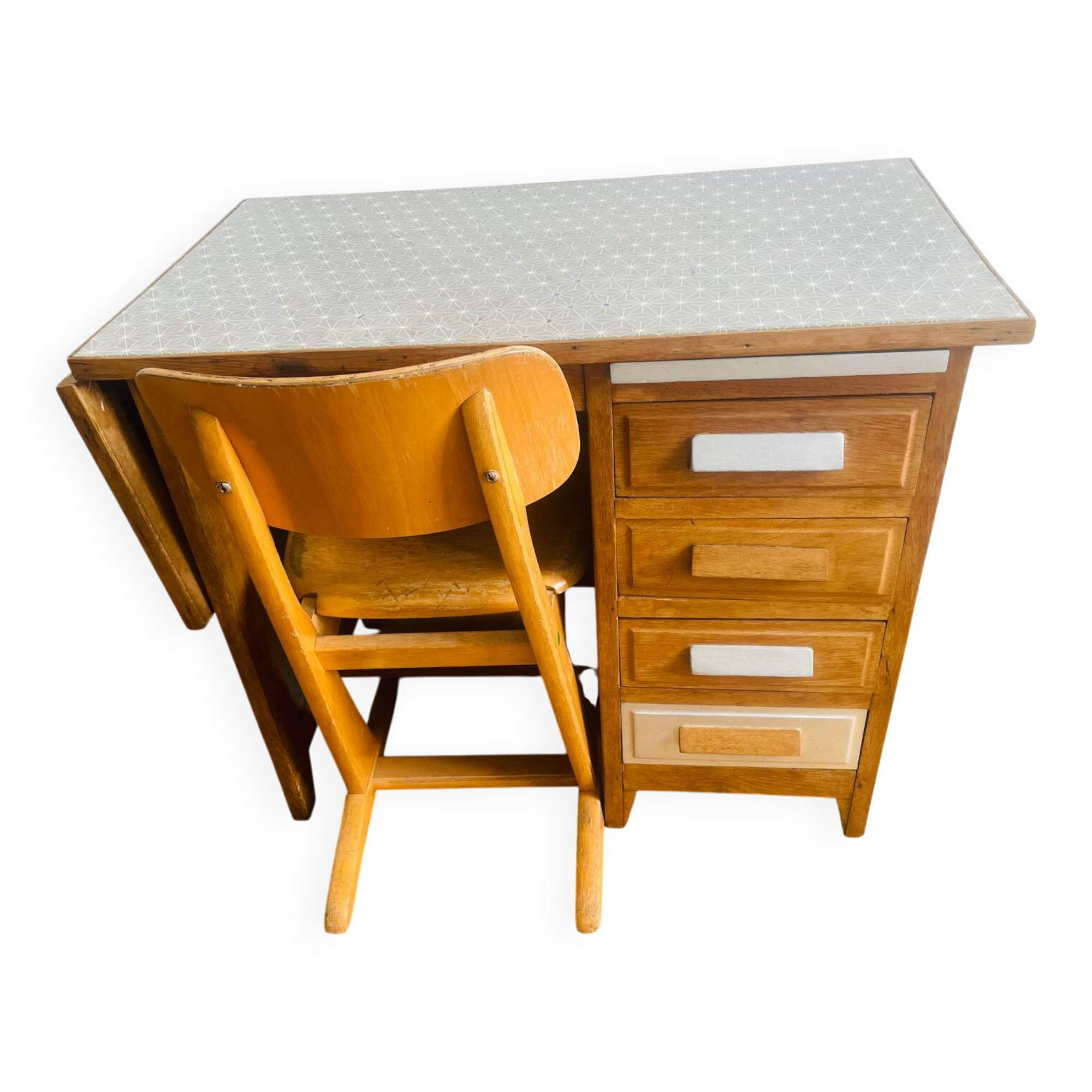 Child's desk and chair