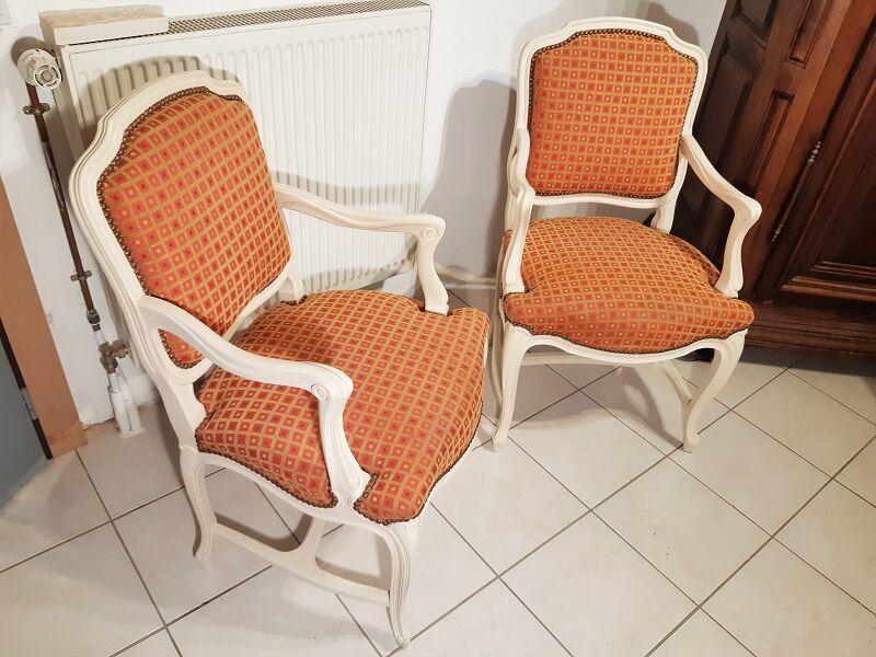 pair of Louis XV armchairs