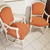 Paire de fauteuils Louis XV
