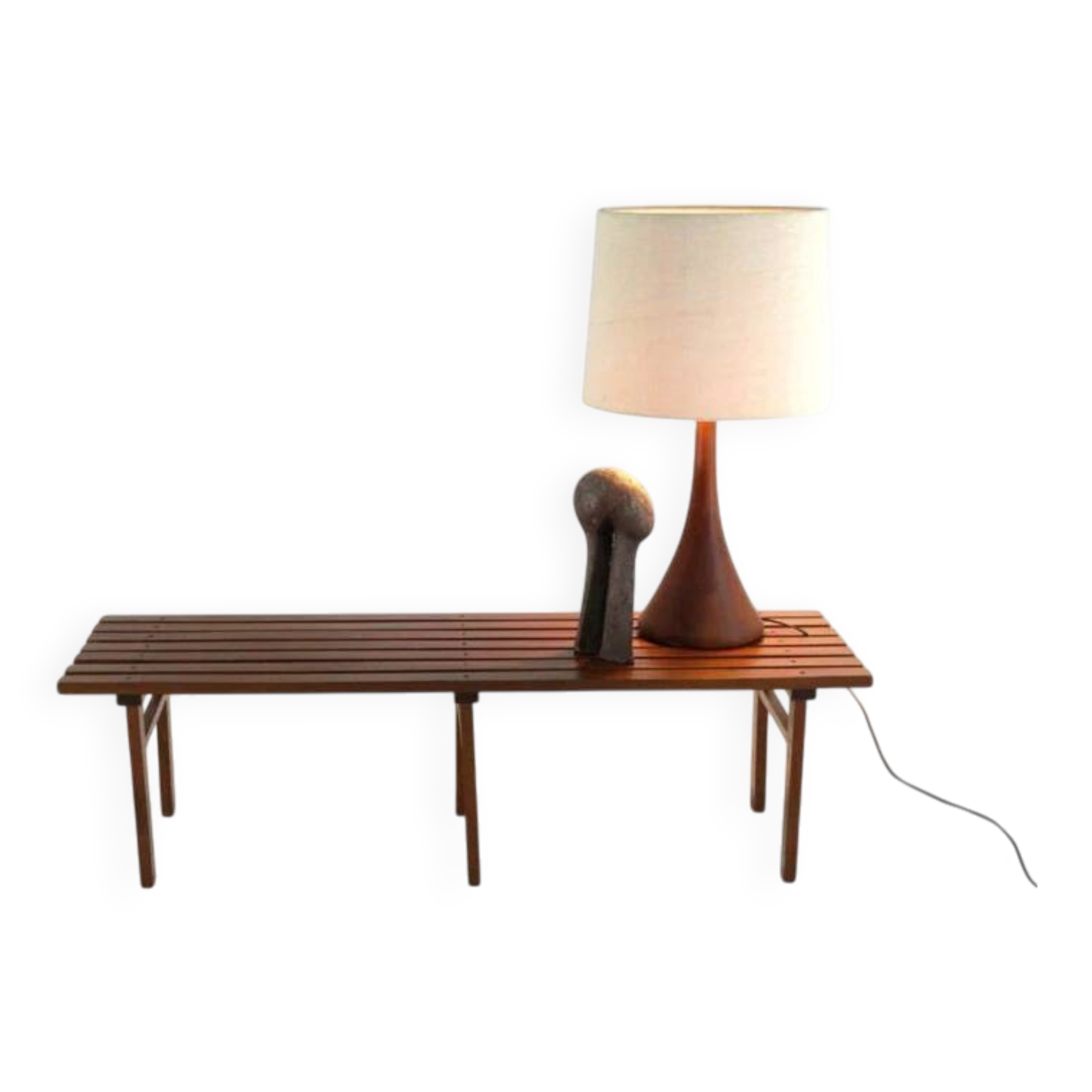 vintage 'Odijk' mid-century modern bench