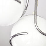 Italian space age cascading globe chandelier 1960s