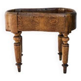 Wood plant holder