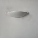 Vintage wall light, white porcelain, France 1960