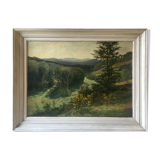 HSP painting "Tree Valley Landscape" by Othon Pfeiffer