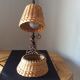 Vintage wicker lamp