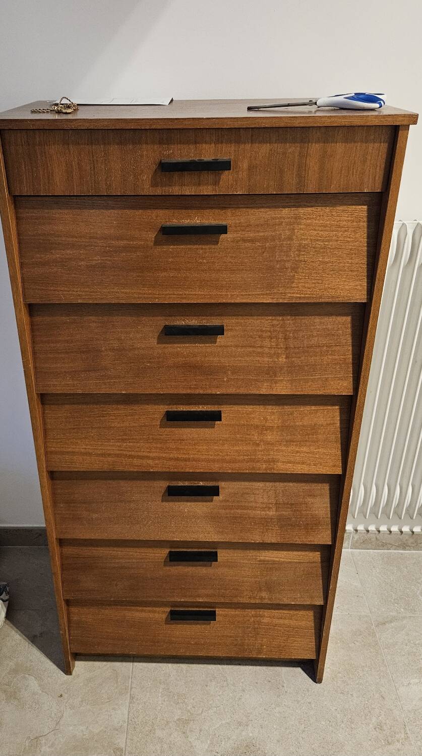 Vintage shoe cabinet