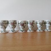 6 coquetiers chinois peint à la main