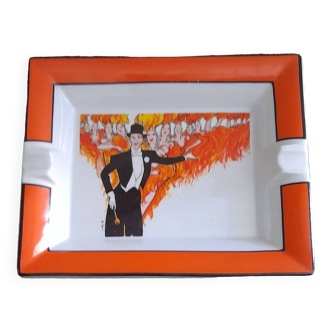 Cabaret lido ashtray in limoges porcelain