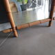 Old bamboo mirror 73.5x54cm