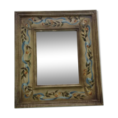 Small mirror bevelled frame painted 1970