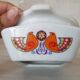 Ceramic ashtray with bird design