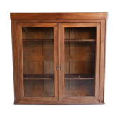 Display cabinet/bookcase in walnut