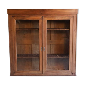 Display cabinet/bookcase in walnut