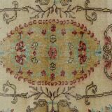 ONE-OF-A-KIND TURKISH HANDWOVEN VINTAGE RUG - RUSTIC VINTAGE CHARM 210X 120
