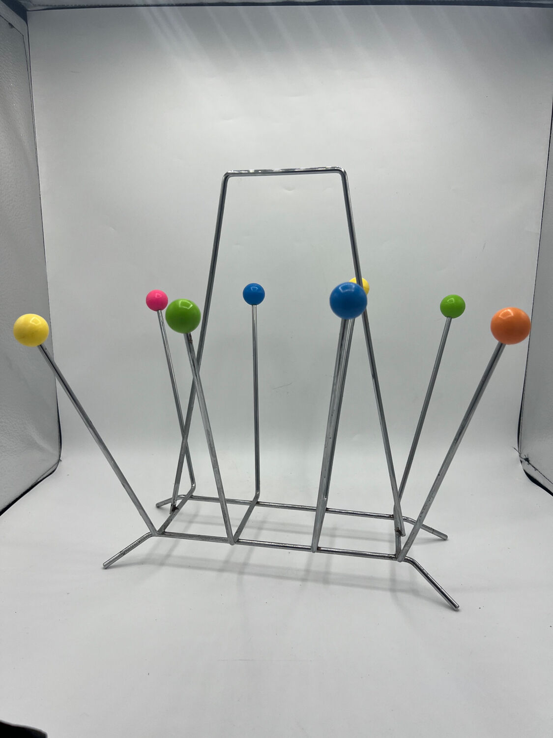 Vintage Sputnik magazine holder