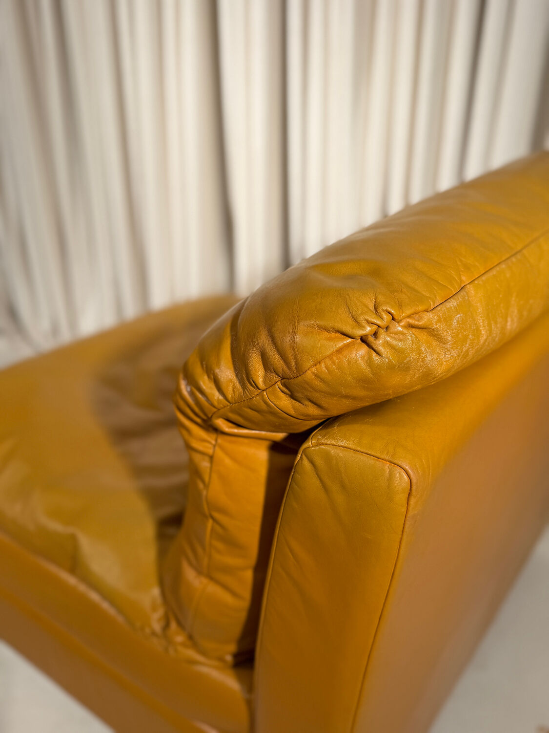 Vintage leather armchair