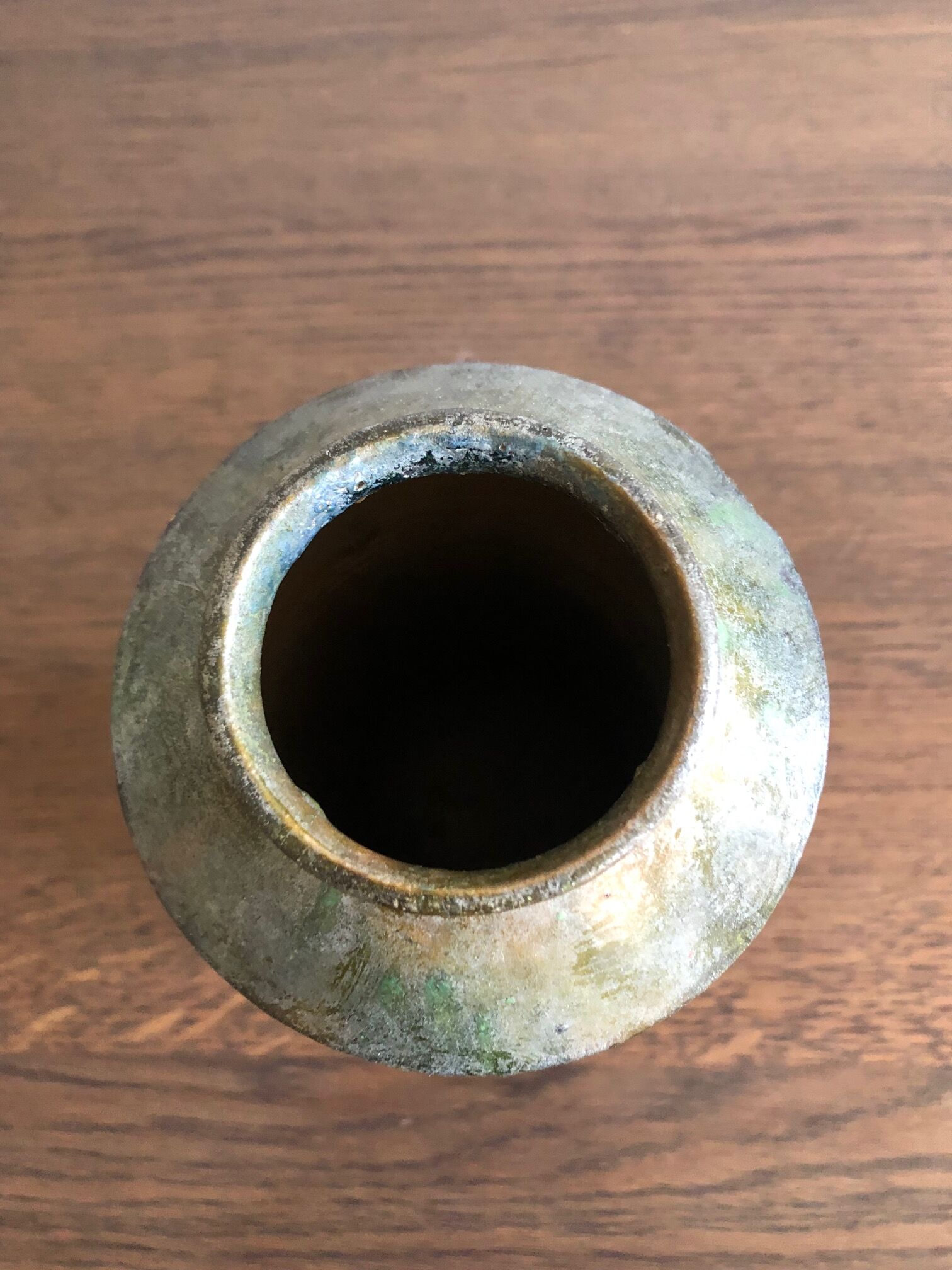 Large two-tone ceramic vase by Marcello Fantoni, 1950s