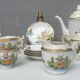 Coffee service Vintage Pagoda 1945 "made in occupied Japan"