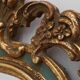 Belgian Louis XV Style Baroque Gilt Mirror with “Knitter-Duro Brevete” Labe