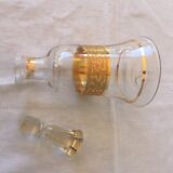 Vintage gold-plated bell-shaped carafe