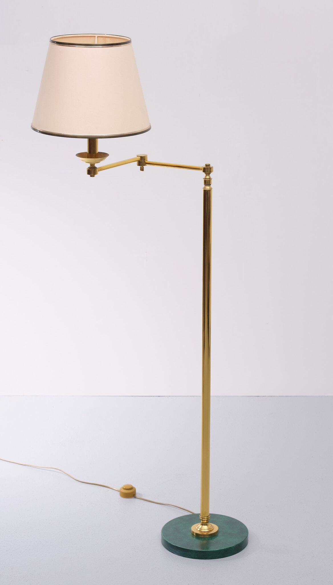 Brass Floor Lamp Deknudt Belgium 1970s