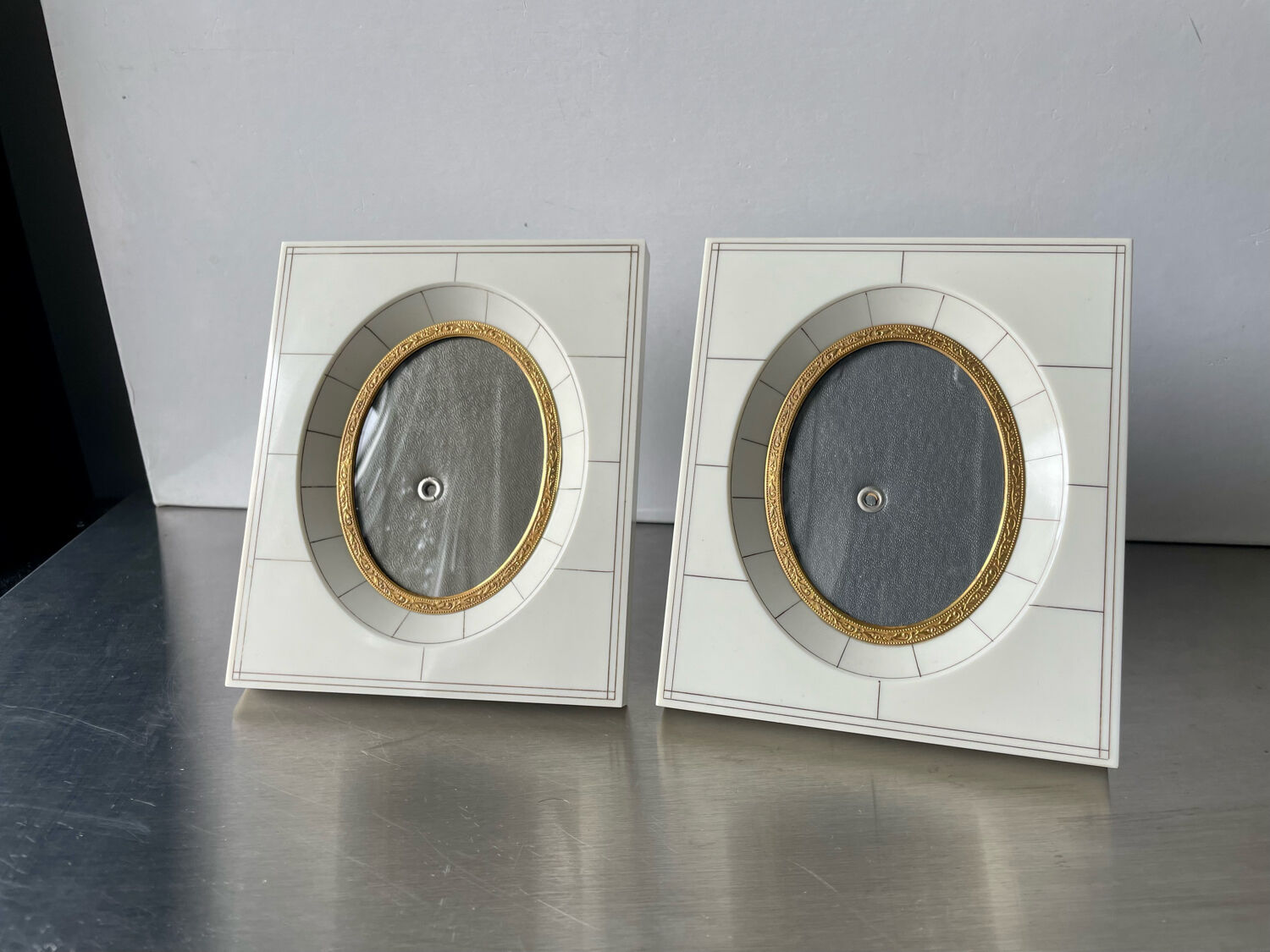 Pair of vintage bakelite frames